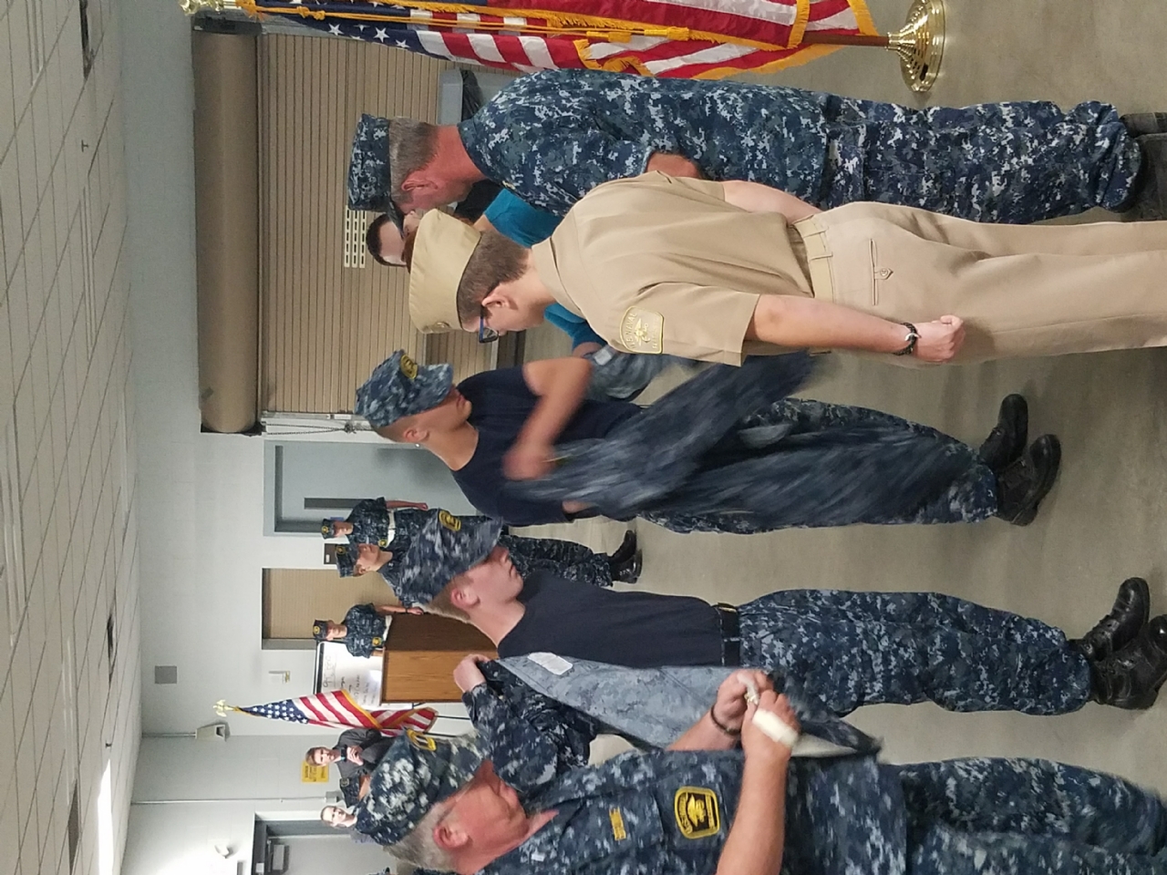 two Sea Cadets promoted to Chief Petty Officer.